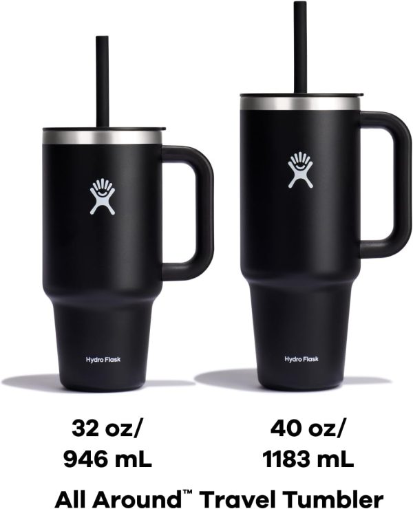 Hydro Flask 32 Oz Travel Tumbler with Handle, Lid and Straw - Insulated Stainless Steel in Birch - Image 3