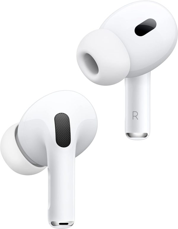Apple AirPods Pro 2 Wireless Earbuds, Active Noise Cancellation, Hearing Aid Feature, Bluetooth Headphones, Transparency, Personalized Spatial Audio, High-Fidelity Sound, H2 Chip, USB-C Charging - Image 1