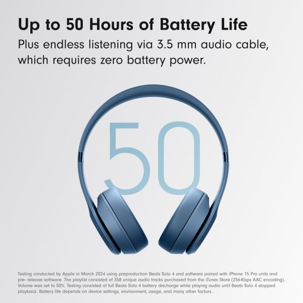 Beats Solo4 with AppleCare+ for Headphones (2 Years) - Slate Blue - Image 4