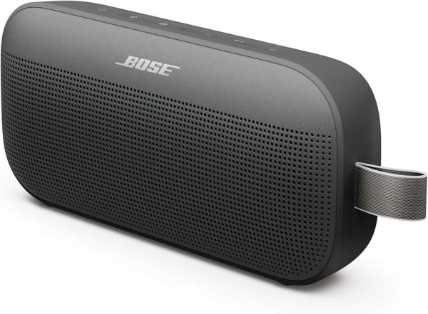Bose SoundLink Flex Portable Bluetooth Speaker (2nd Gen), Portable Outdoor Speaker with Hi-Fi Audio, Up to 12 Hours Battery Life, Waterproof and Dustproof, Black - Image 1