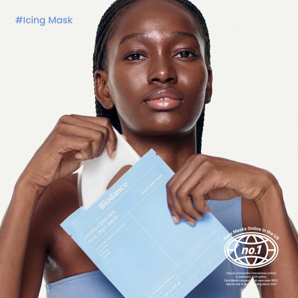 BIODANCE Hydro Cera-nol Real Deep Mask, Overnight Hydrogel Mask, Hydrating Facial Mask For Sensitive Skin, Redness Reducing & Quick Soothing Effect, 1.19oz(34g) x 4ea - Image 2