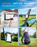 Golf Rangefinder with Slope - 1300/1500 Yards Laser Range Finder for Golf & Hunting, 7X Magnification, High-Precision Flag Locking Vibration, Rechargeable, IP54 Waterproof, Built-in Magnetic Strip - Image 3