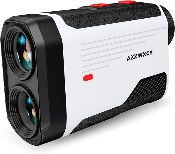 Golf Rangefinder with Slope - 1300/1500 Yards Laser Range Finder for Golf & Hunting, 7X Magnification, High-Precision Flag Locking Vibration, Rechargeable, IP54 Waterproof, Built-in Magnetic Strip - Image 4