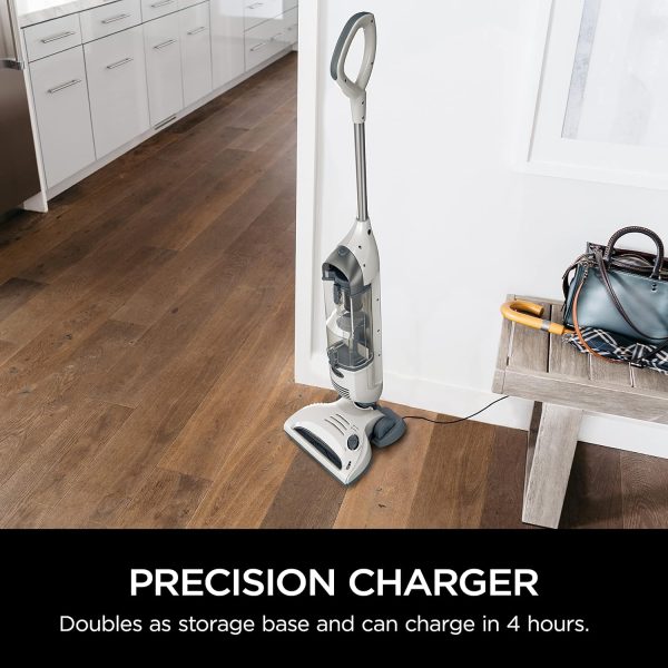 Shark SV1106 Navigator Freestyle Upright Bagless Cordless Stick Vacuum for Carpet, Hard Floor and Pet with XL Dust Cup and 2-Speed Brushroll, White/Grey - Image 2
