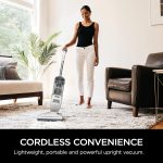 Shark SV1106 Navigator Freestyle Upright Bagless Cordless Stick Vacuum for Carpet, Hard Floor and Pet with XL Dust Cup and 2-Speed Brushroll, White/Grey - Image 4