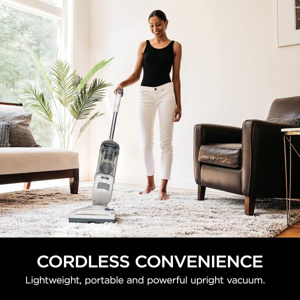 Shark SV1106 Navigator Freestyle Upright Bagless Cordless Stick Vacuum for Carpet, Hard Floor and Pet with XL Dust Cup and 2-Speed Brushroll, White/Grey - Image 4