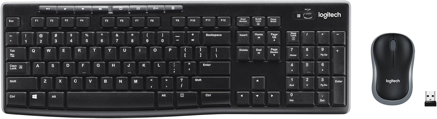 61aByx2jML._AC_SL1500_-1.jpg Logitech MK270 Wireless Keyboard and Mouse Combo - Image 1