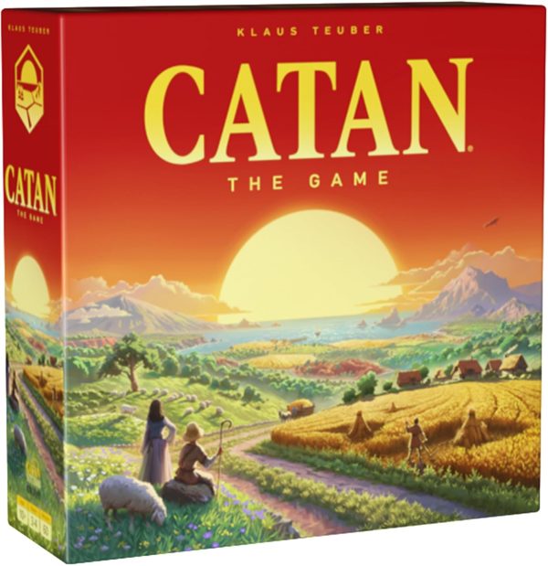 CATAN Board Game (6th Edition) Trade, Build & Settle in The Classic Strategy Game for Family, Kids & Adults, Ages 10+, 3-4 Players, 60-90 Min Playtime - Image 1