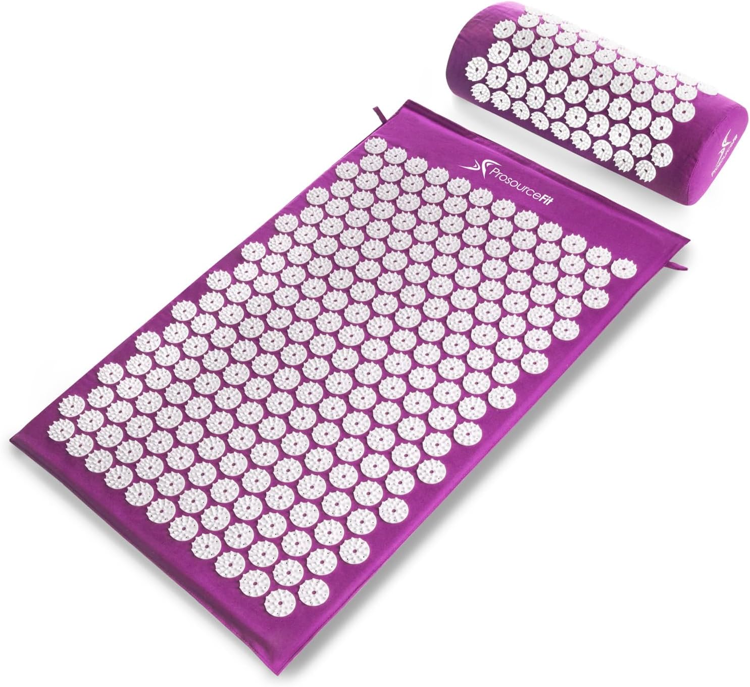 715tiJBhF4L._AC_SL1500_.jpg ProsourceFit Acupressure Mat and Pillow Set for Back/Neck Pain Relief and Muscle Relaxation - Image 1