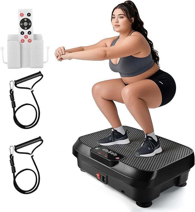 71eUe6xdm2L._AC_SX679_.jpg Vibration Plate Exercise Machine for Lymphatic Drainage Weight Loss,Whole Body Workout Vibration Fitness Platform,Mini Shake Plate,Sport Gym Fitness Equipment - Image 1